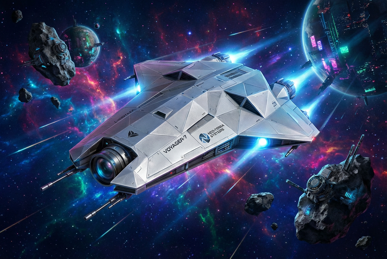 AI Spaceship Generator: Example 01