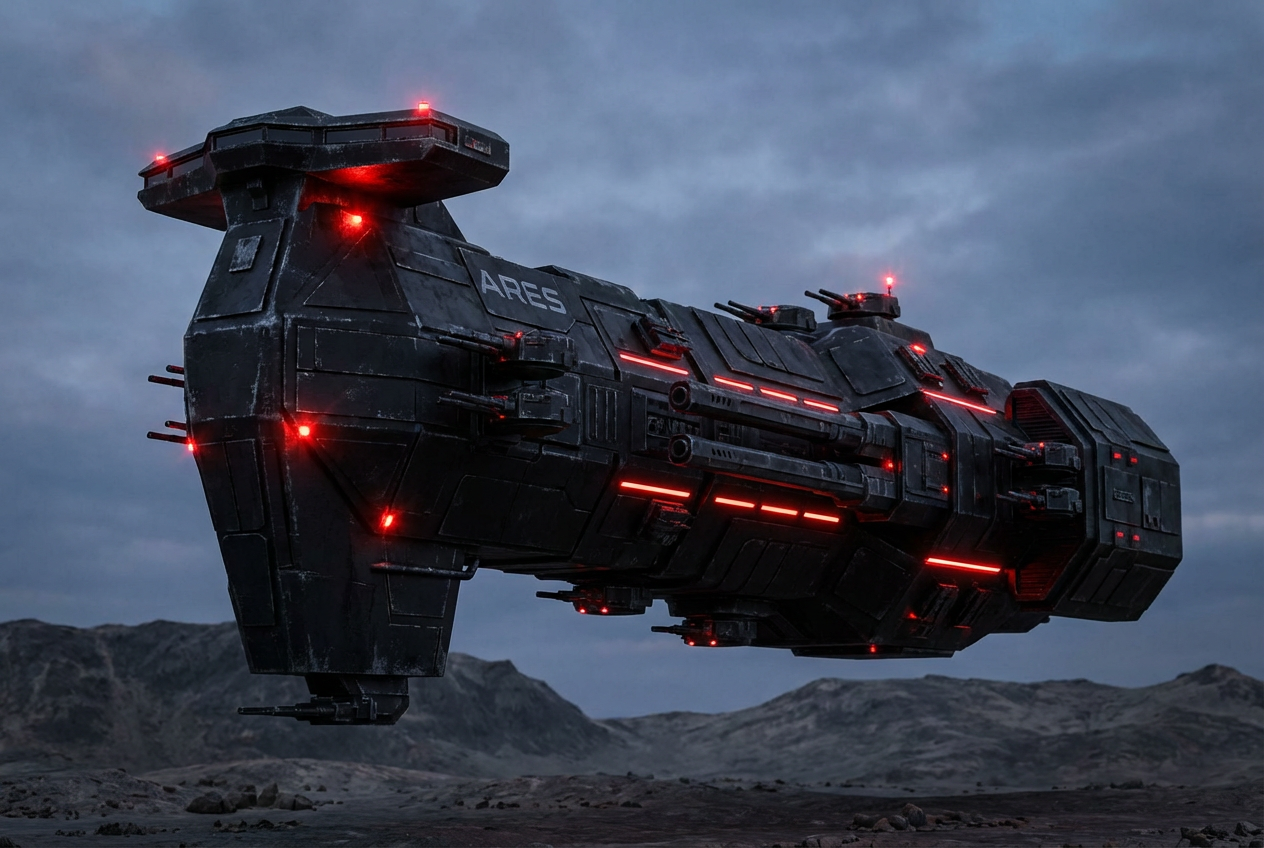 Example created with AI Spaceship Generator
