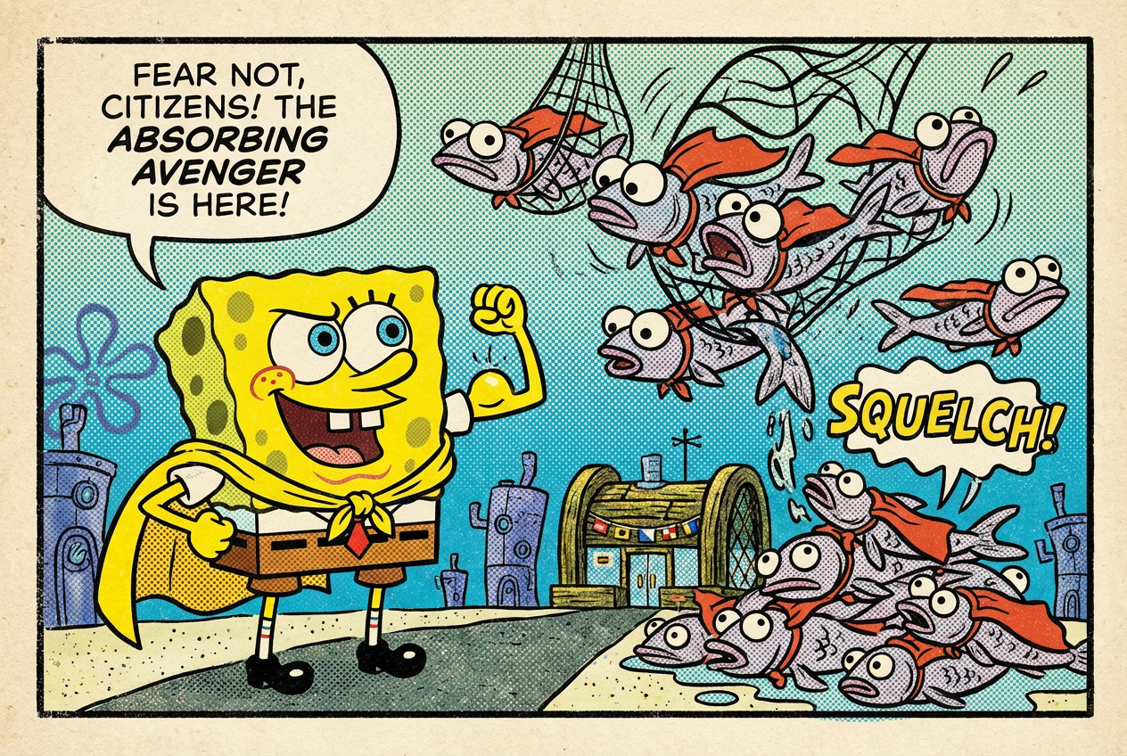 Example created with AI SpongeBob Generator