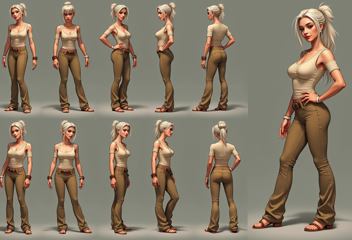 AI Sprite Sheet Generator: Example 01
