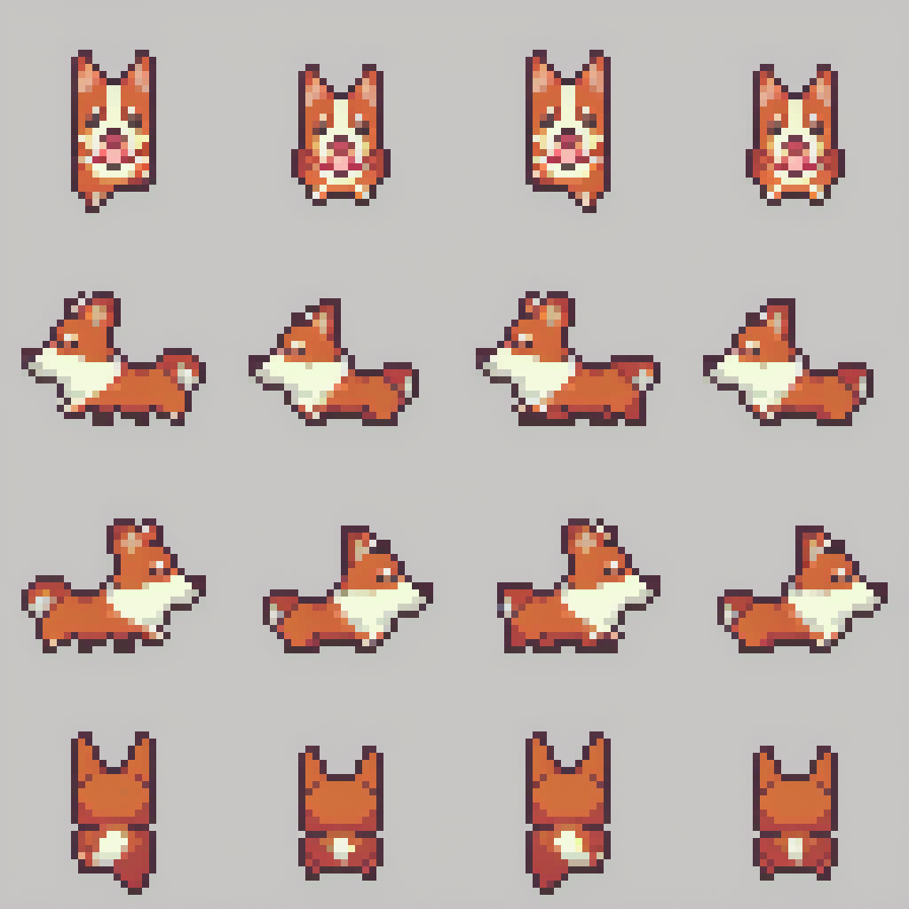 Example created with AI Sprite Sheet Generator