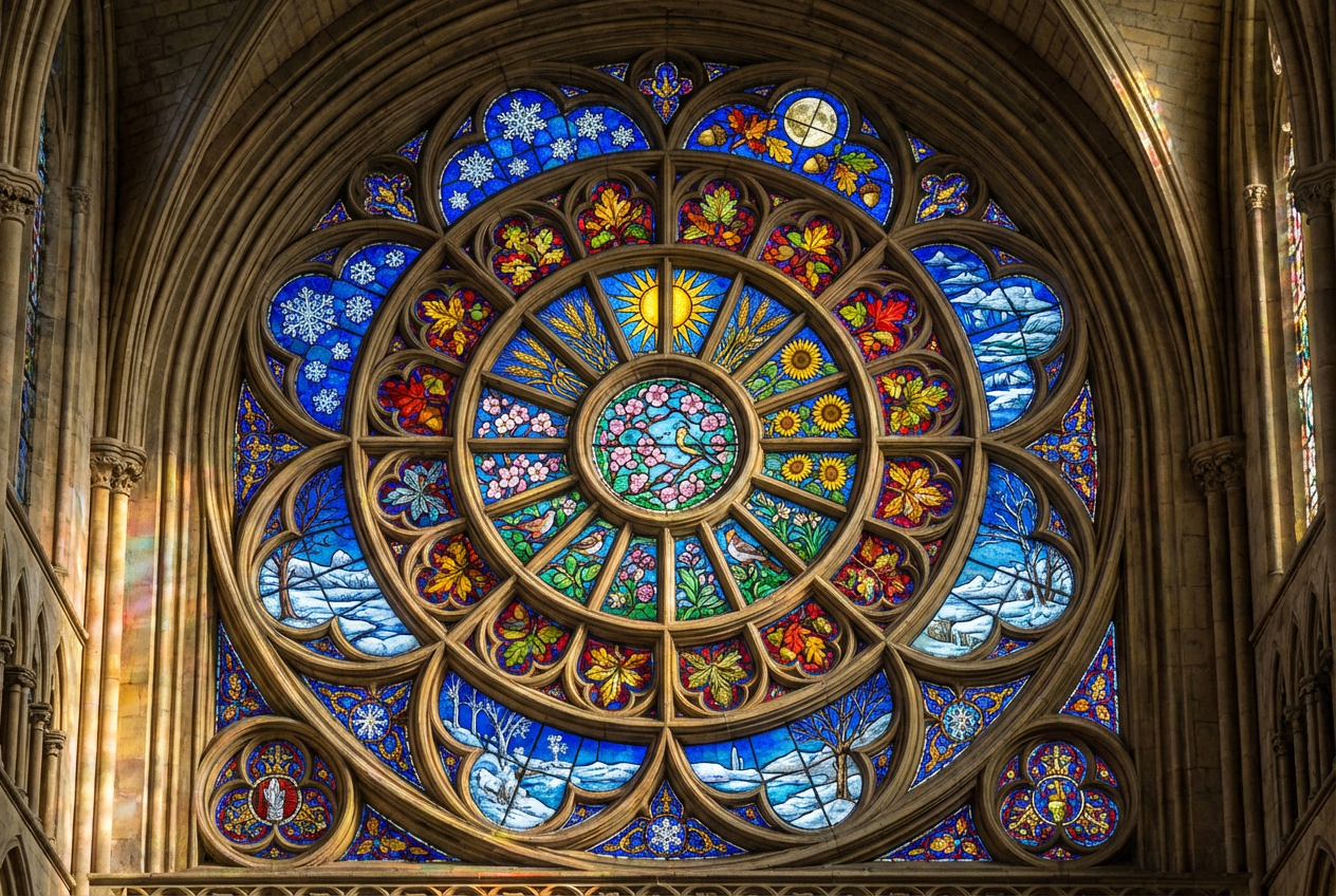 AI Stained Glass Pattern Generator: Example 02