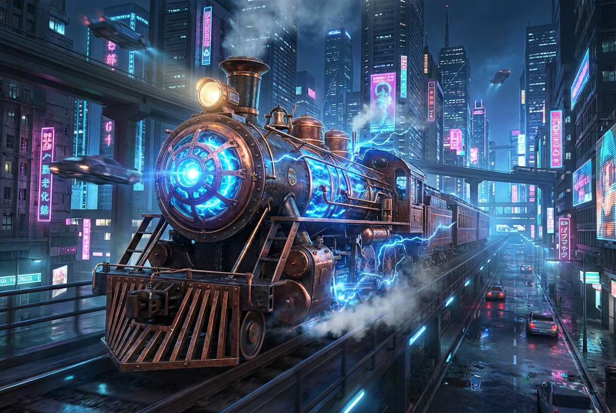 AI Steam Engine Generator: Example 02