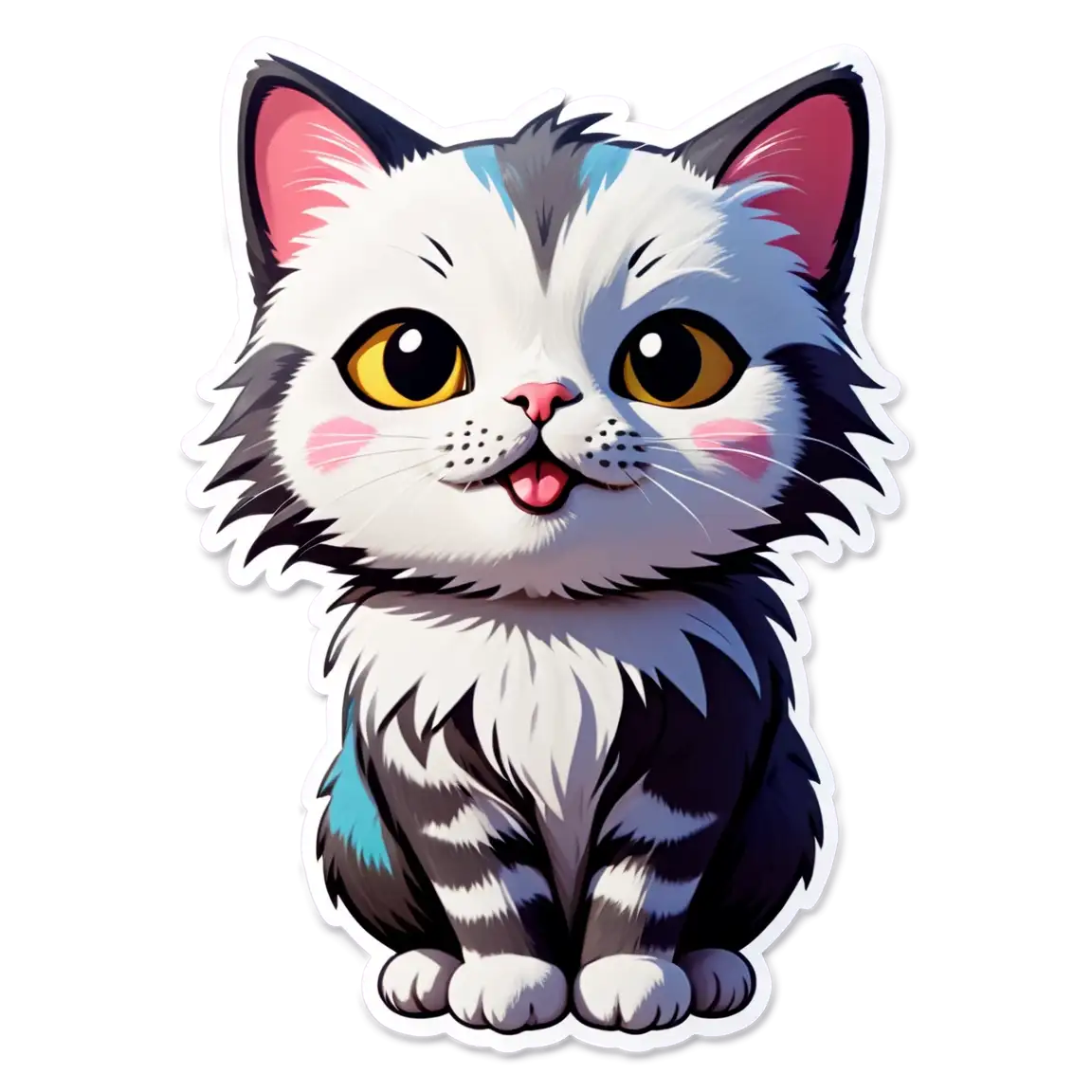 Example created with AI Sticker Maker