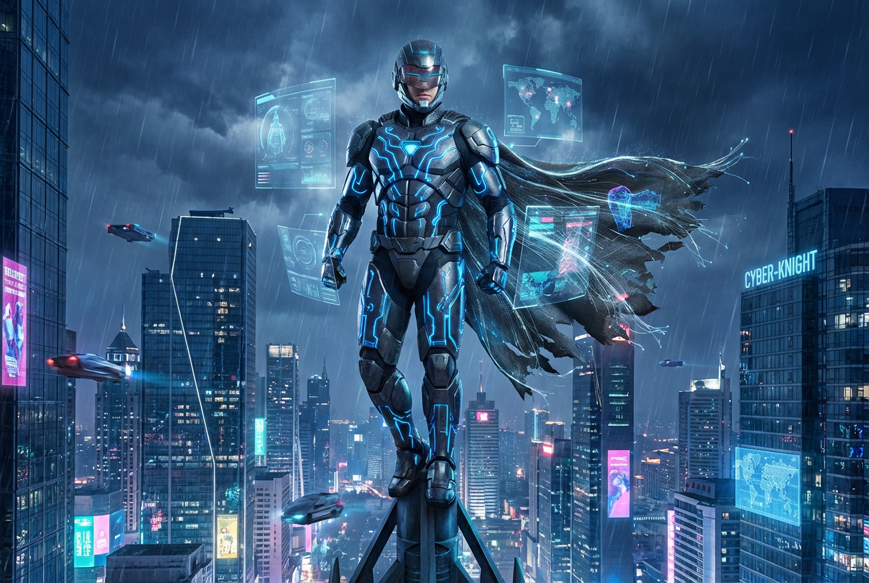 AI Superhero Generator: Example 01
