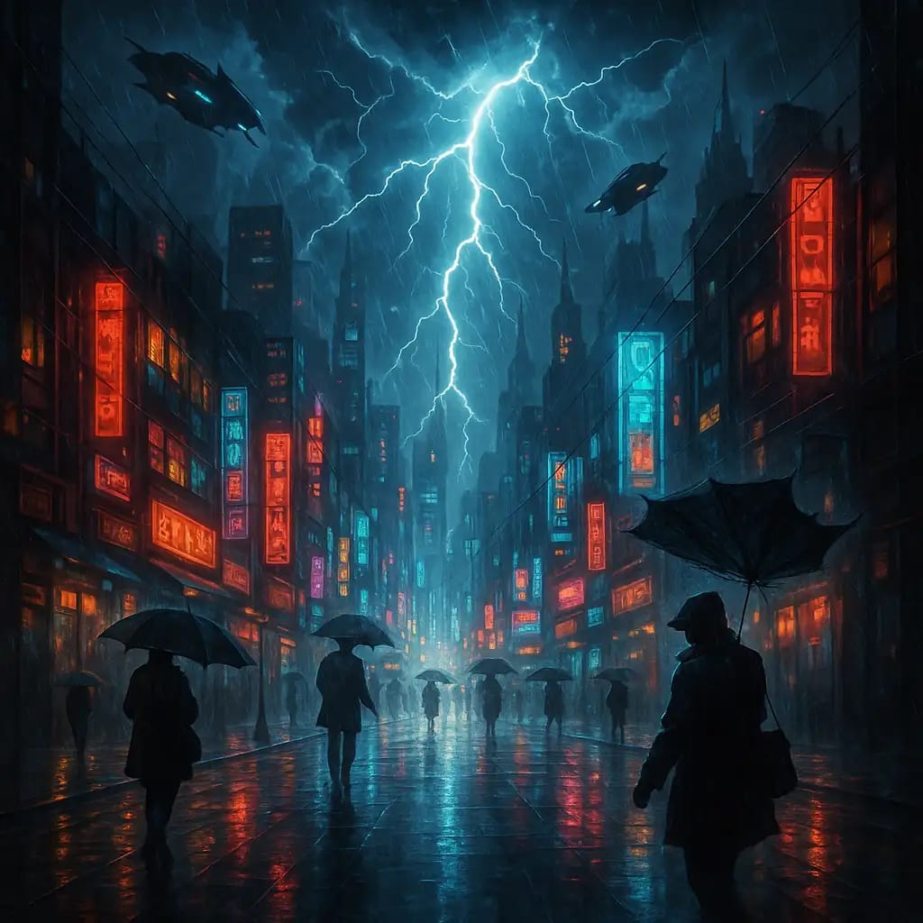 AI Thunderstorm Generator: Example 01