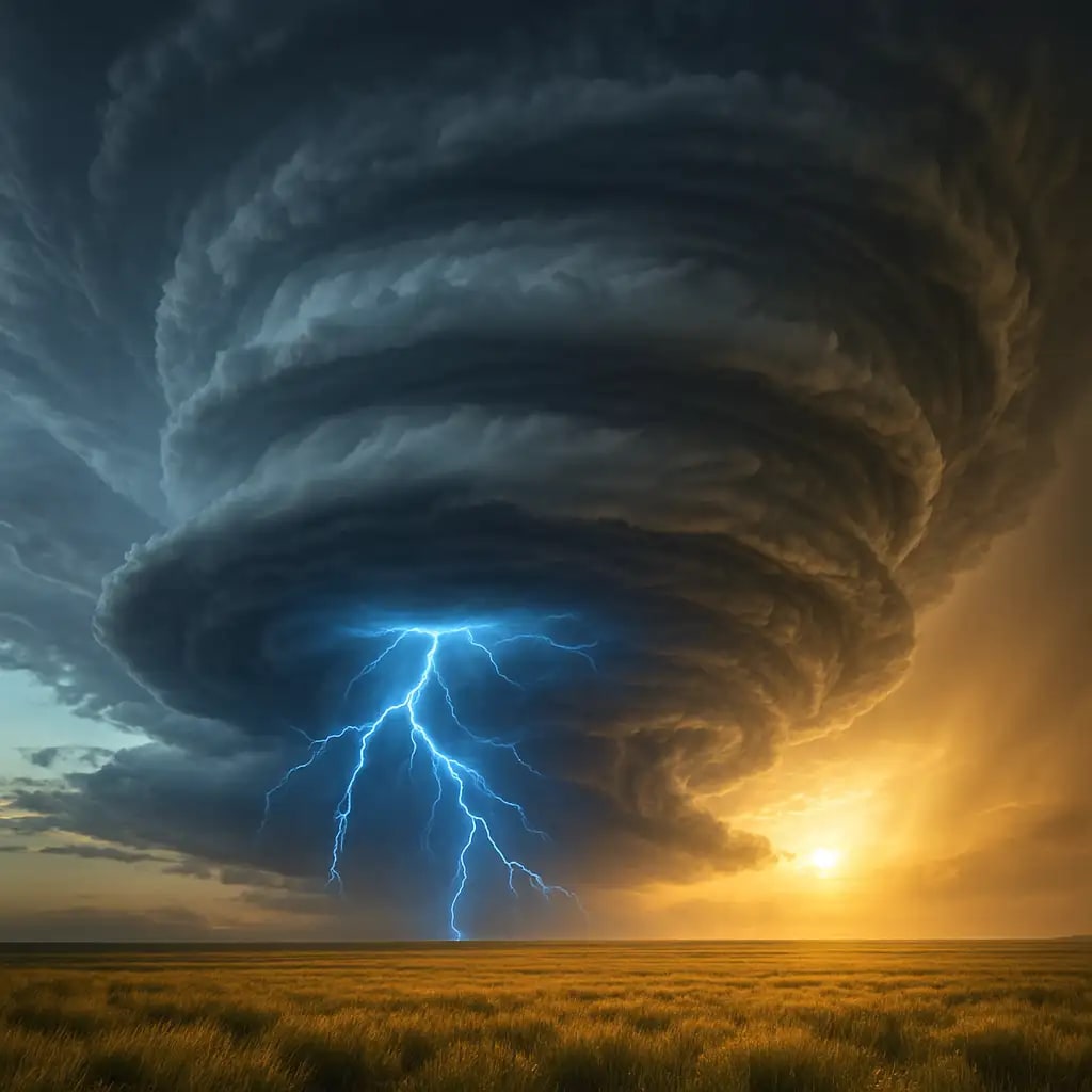 AI Thunderstorm Generator: Example 03