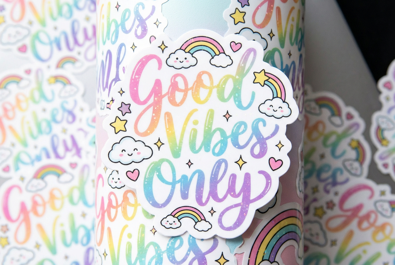 AI Typography Sticker Generator: Example 03