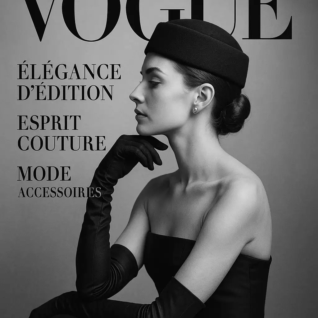 AI Vogue Magazine Cover Generator: Example 03