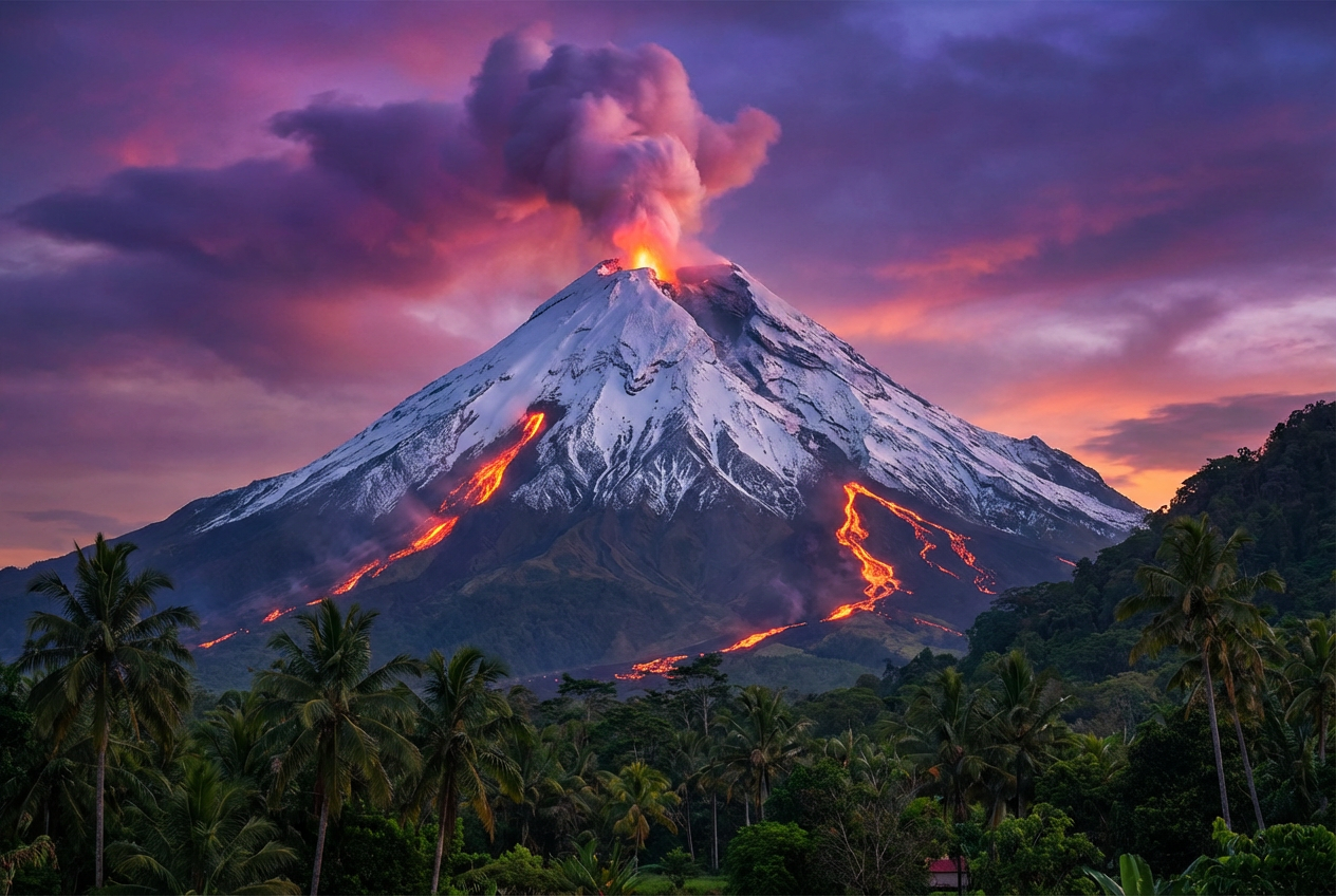 AI Volcano Generator: Example 01
