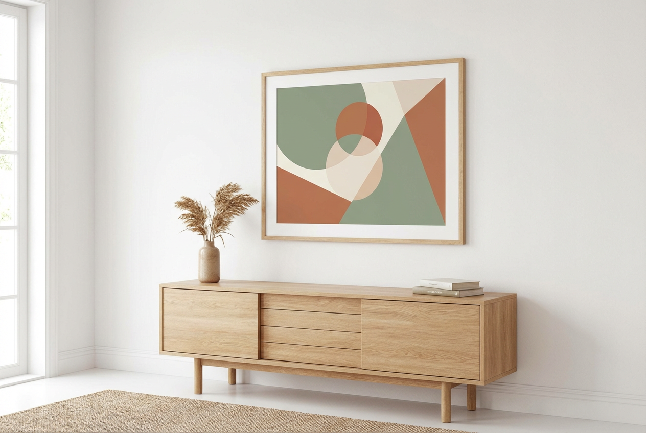 AI Wall Art Mockup Generator: Example 01