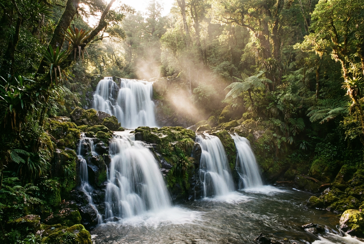 AI Waterfall Generator: Example 01