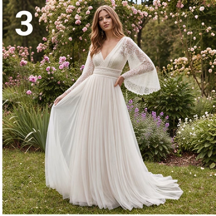 AI Wedding Dress Generator: Example 03