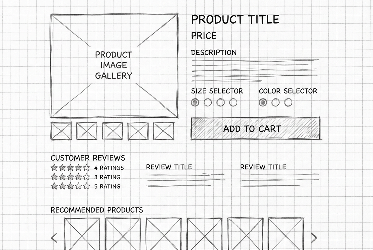 AI Wireframe Generator: Example 02