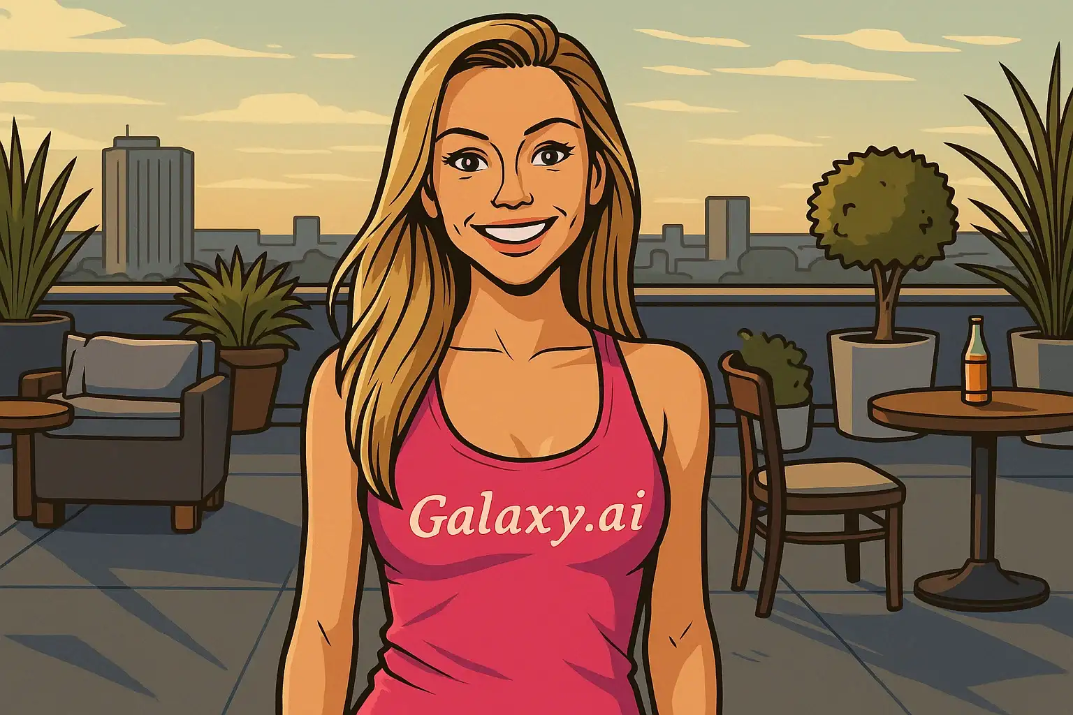Example created with AI Boondocks Filter