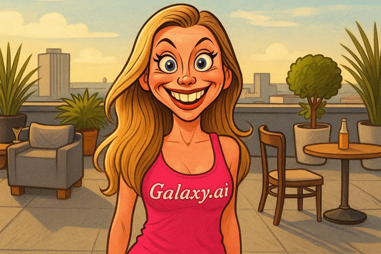 Example created with AI Caricature Filter