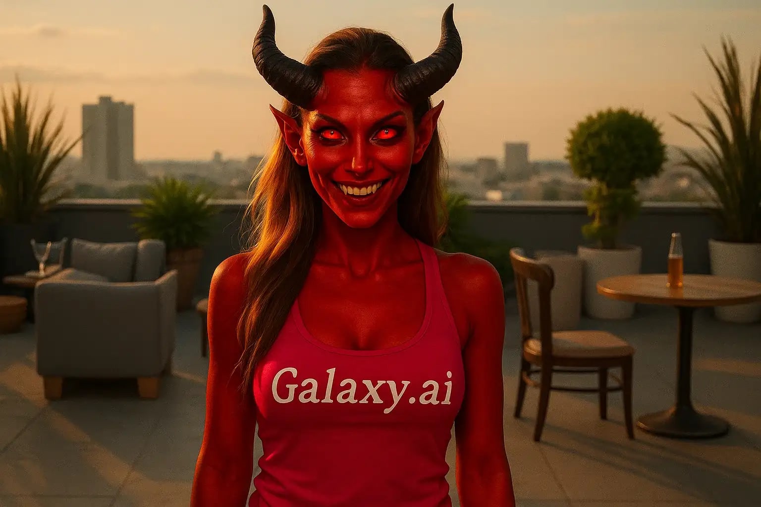Example created with AI Demon Filter