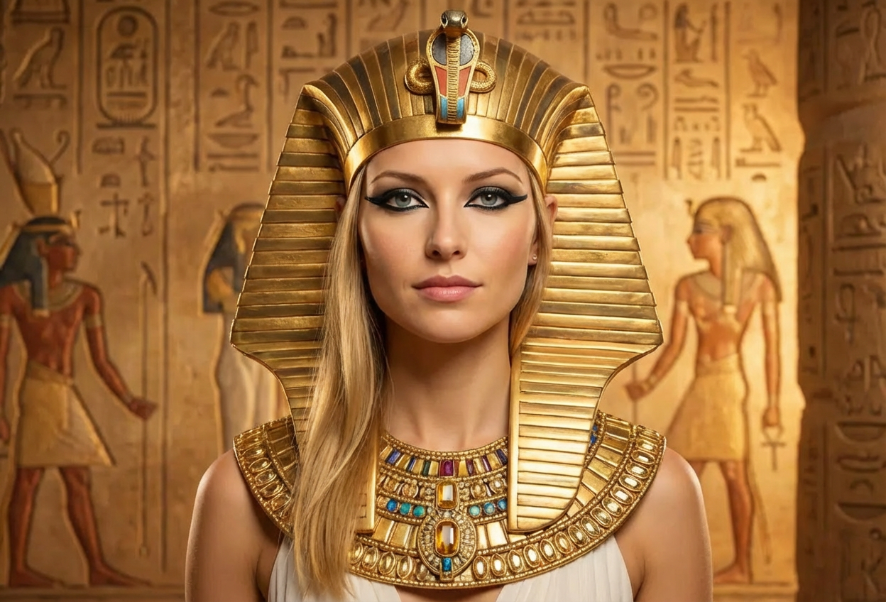 Example created with AI Egyptian Pharaoh Filter