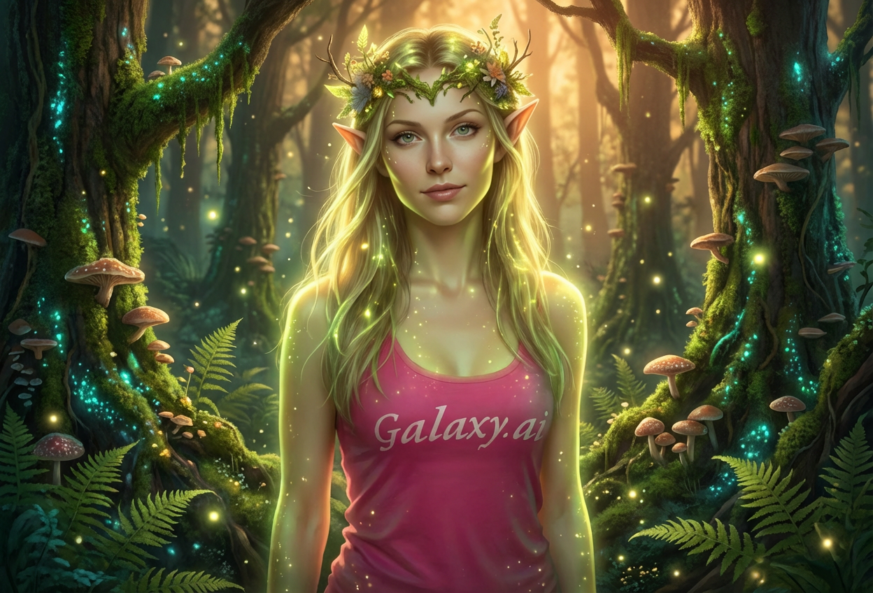 Example created with AI Enchanted Forest Elf Filter