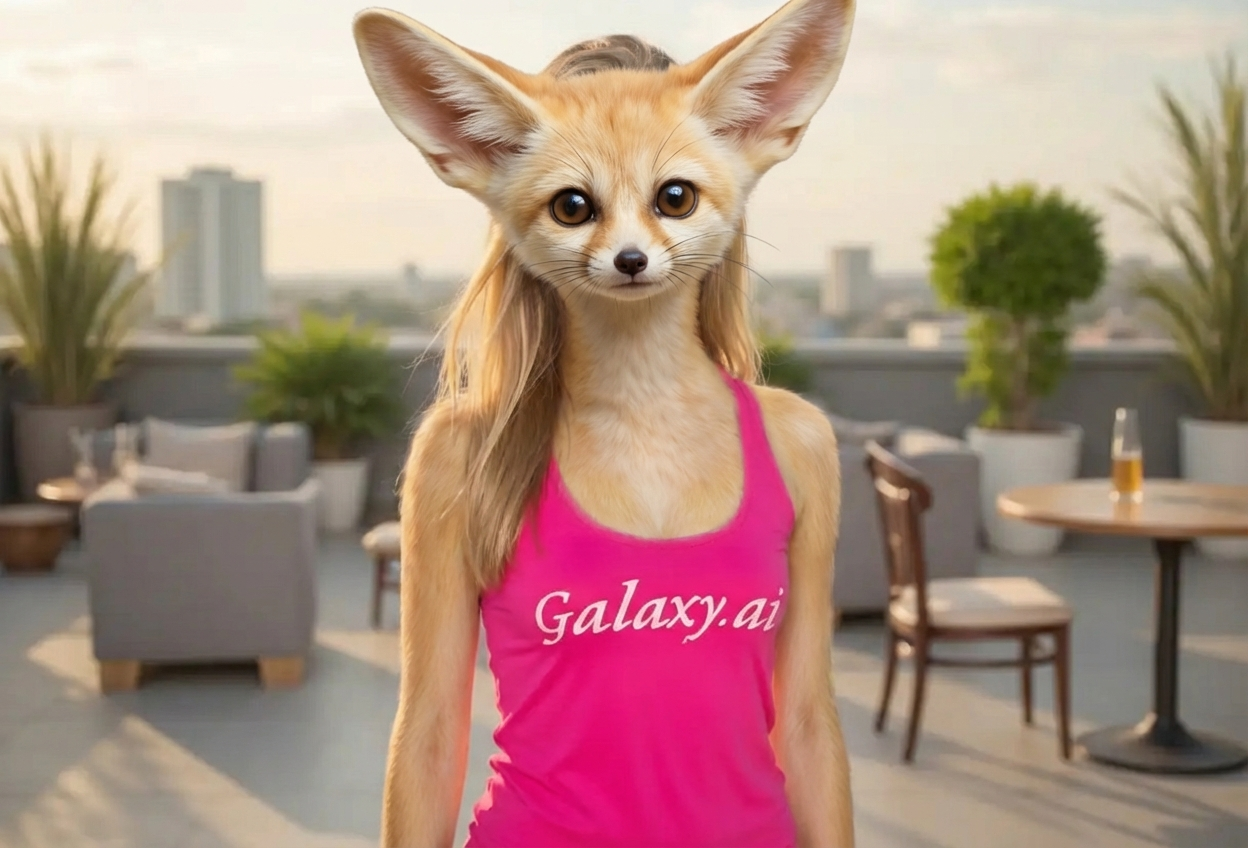 Example created with AI Fennec Fox Filter