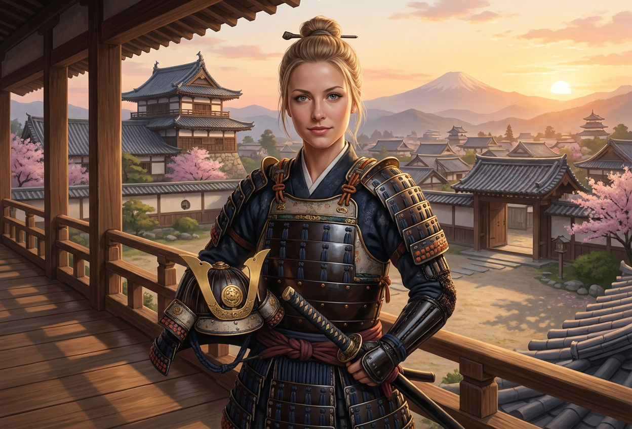 Example created with AI Feudal Japan Filter
