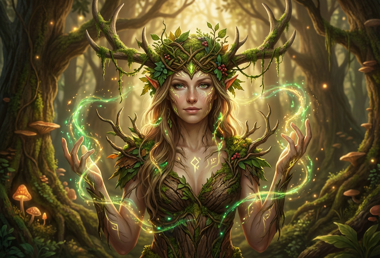 Example created with AI Forest Spirit Filter