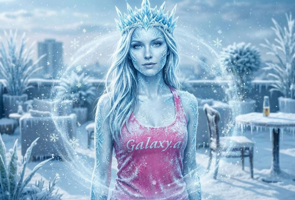 Example created with AI Frost Queen Filter