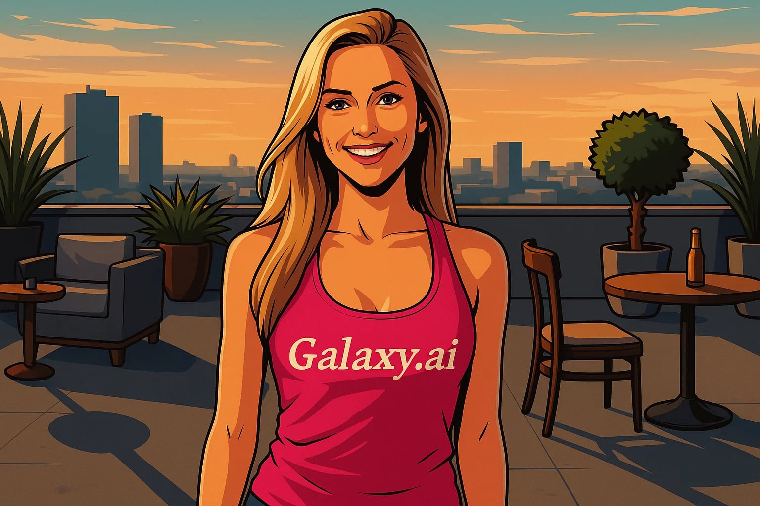 Example created with AI GTA Filter
