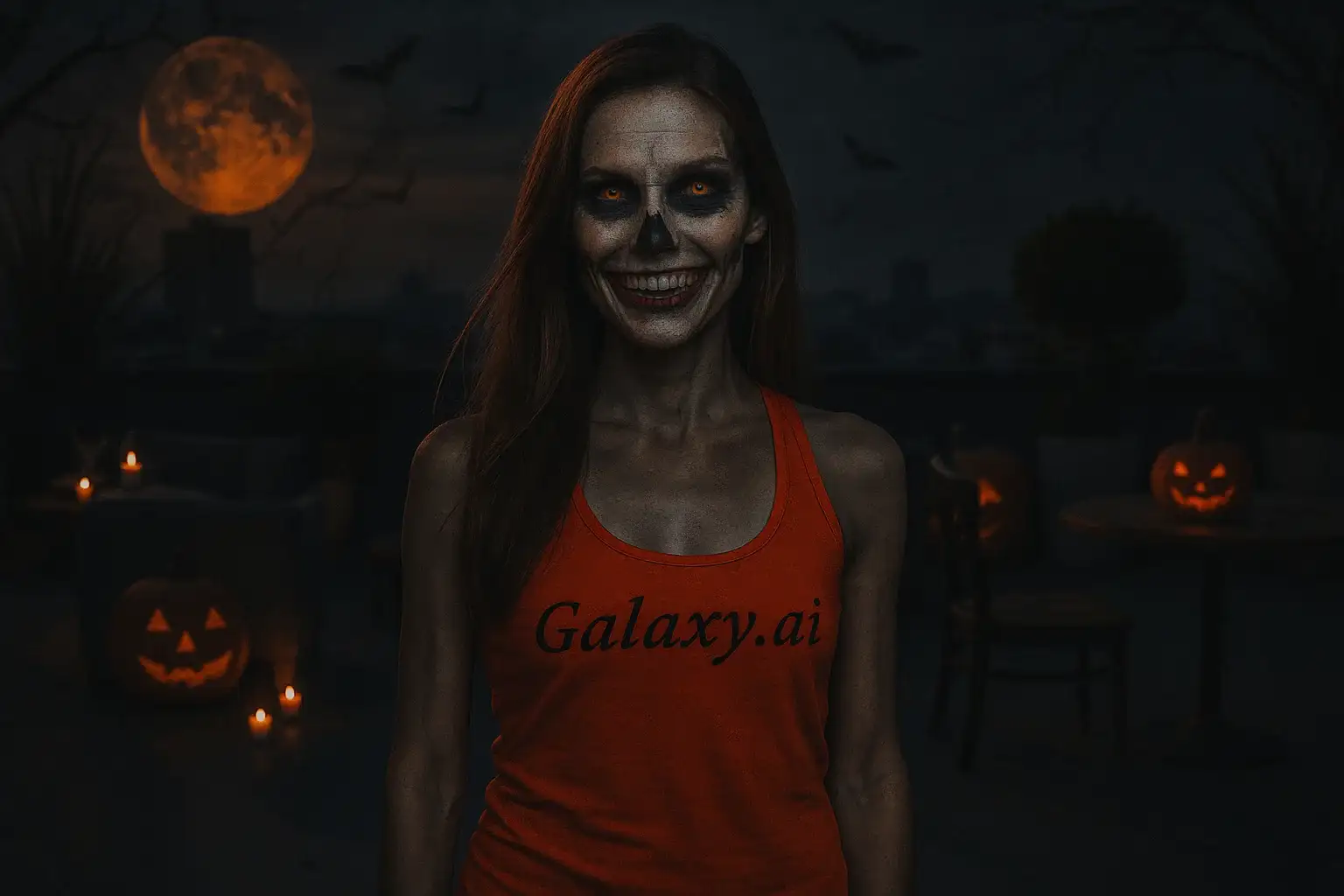 Example created with AI Halloween Filter