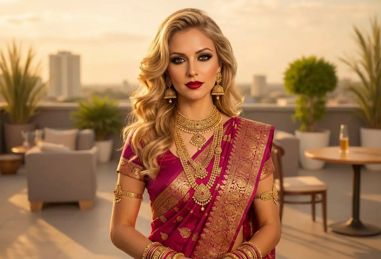 Example created with AI Indian Bollywood Filter