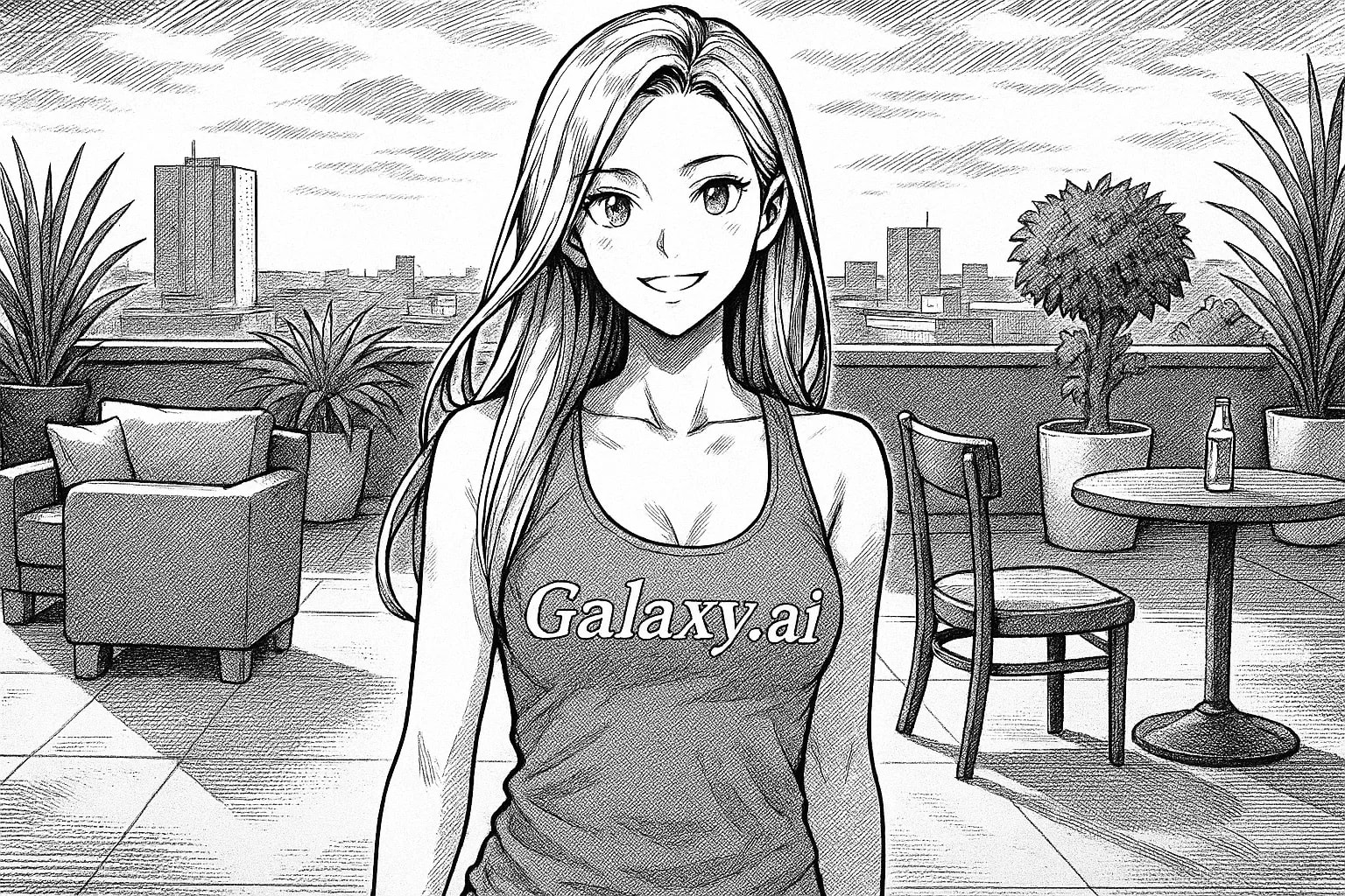 Example created with AI Manga Filter