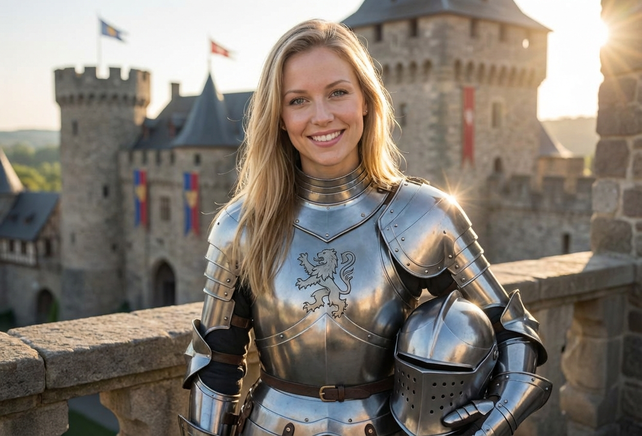 Example created with AI Medieval Knight Filter