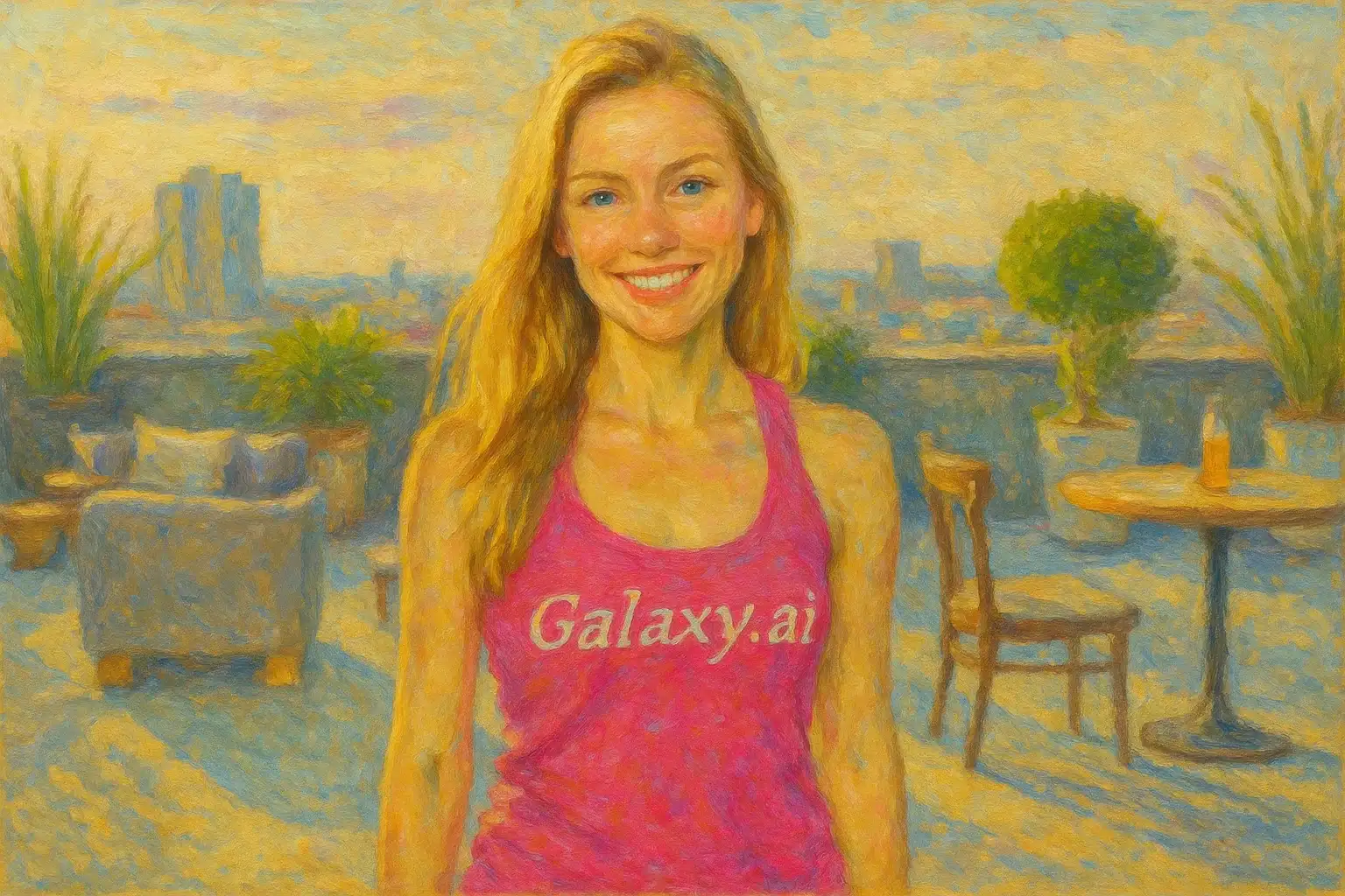 Example created with AI Monet Filter