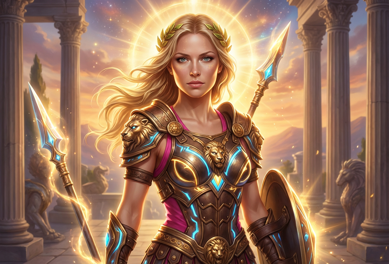 Example created with AI Mythology Hero Filter