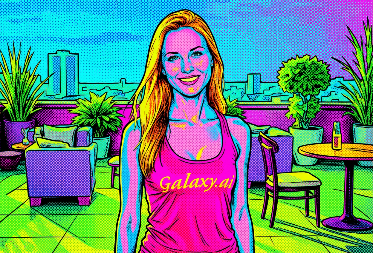 Example created with AI Neon Pop Art Filter