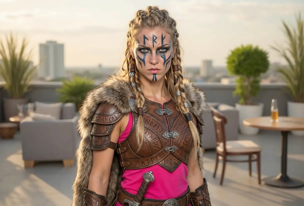 Example created with AI Norse Warrior Filter
