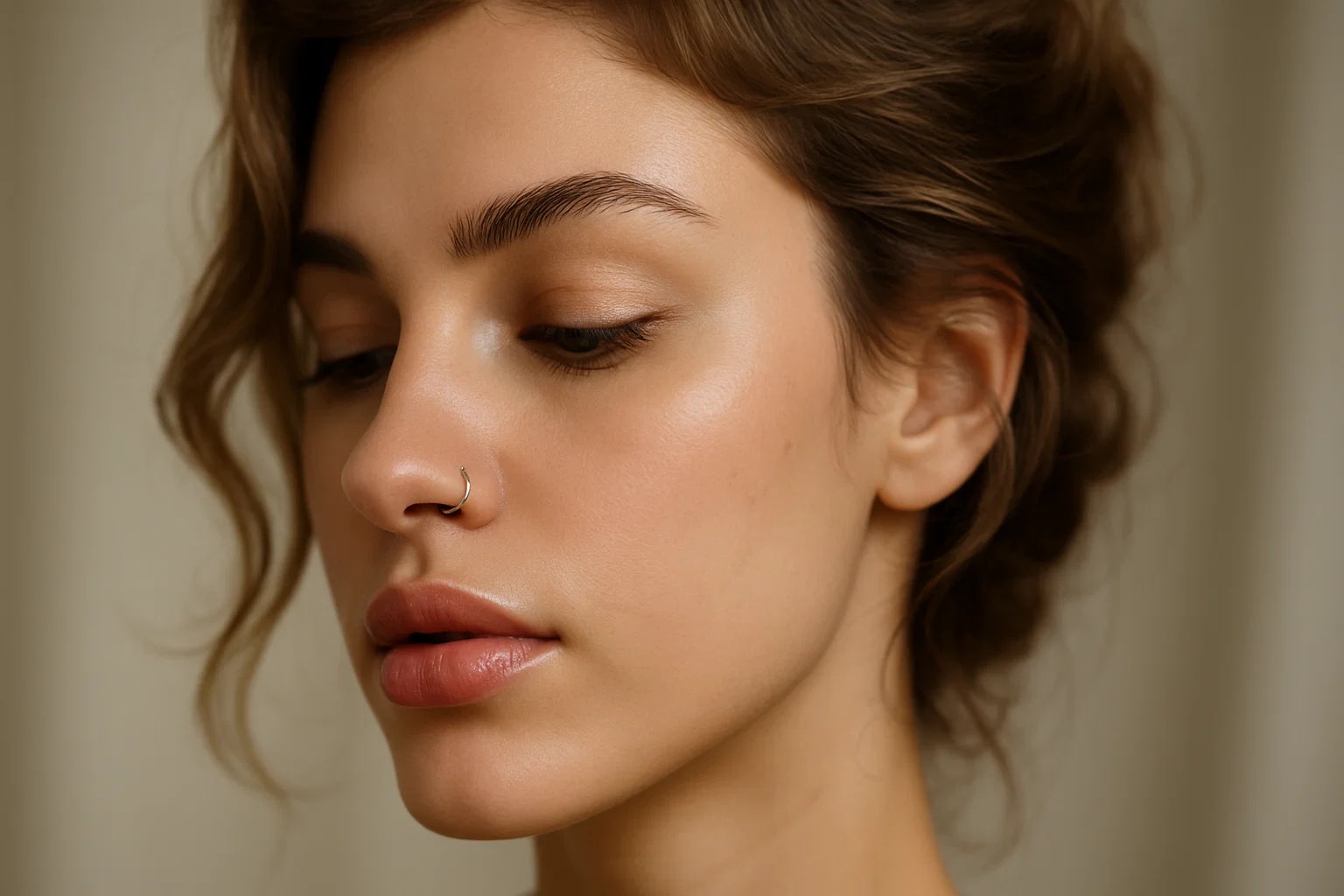 Example created with AI Nose Piercing Filter