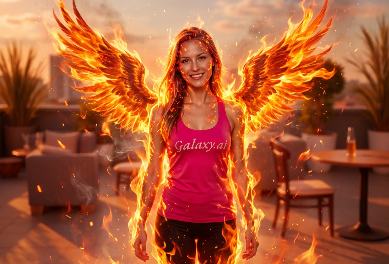 Example created with AI Phoenix Fire Filter