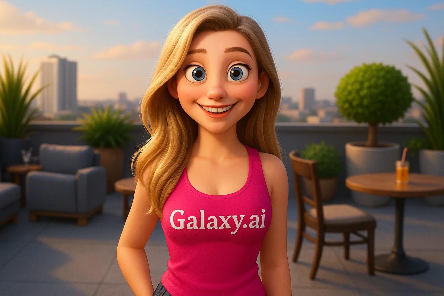 Example created with AI Pixar Filter