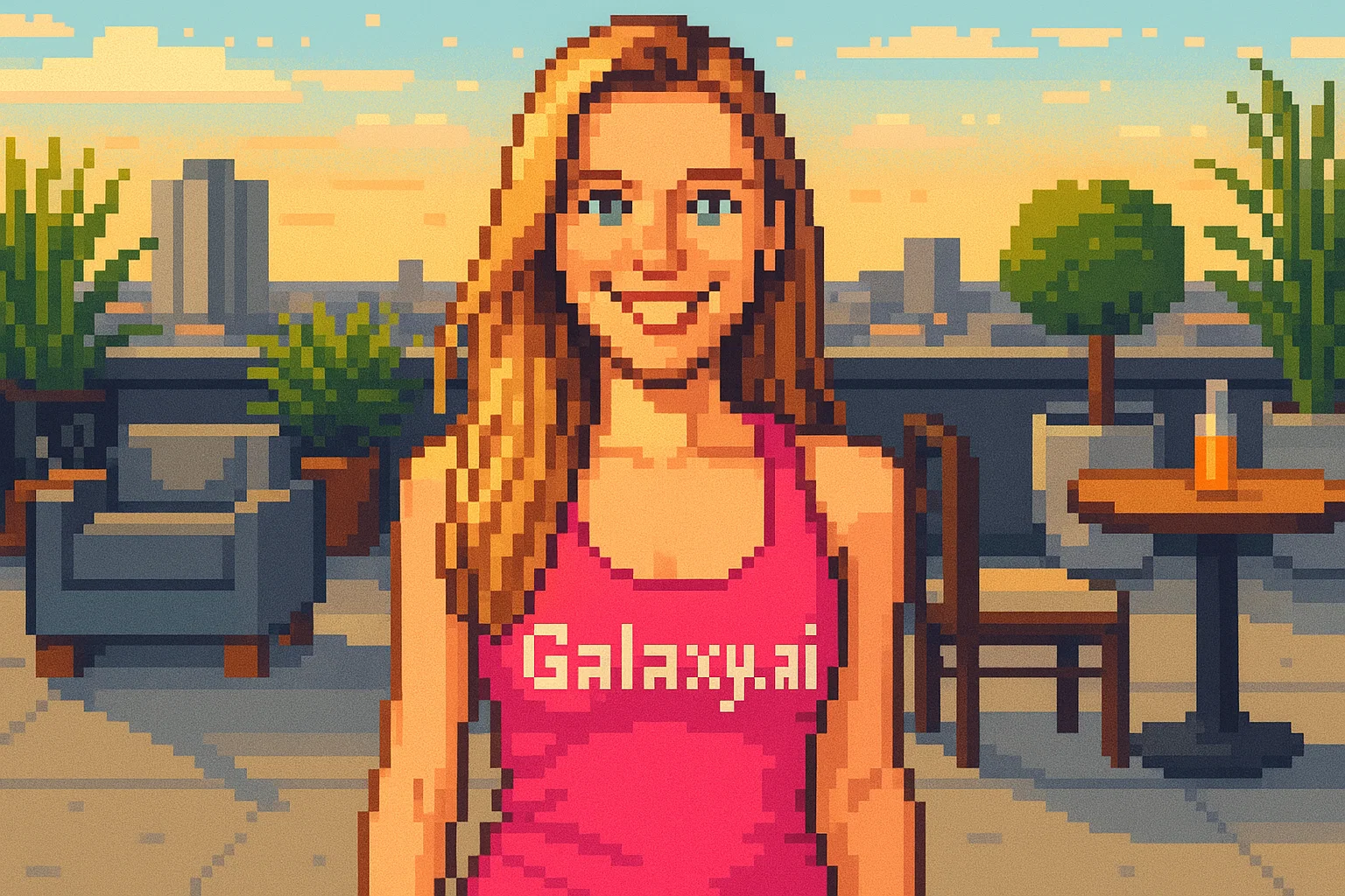 Example created with AI Pixel Art Filter