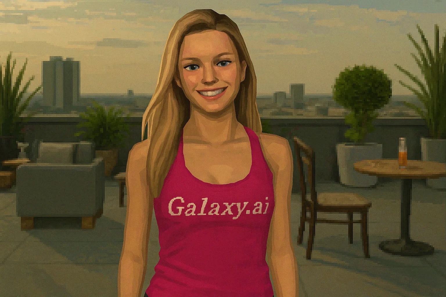 Example created with AI PS2 Graphics Filter
