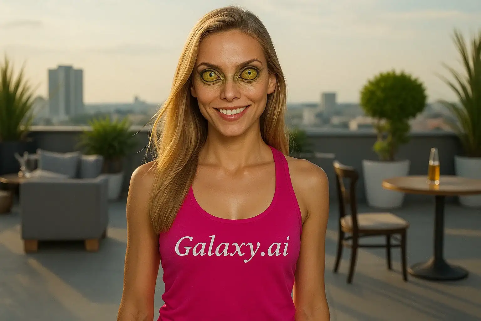 Example created with AI Reptile Eye Filter