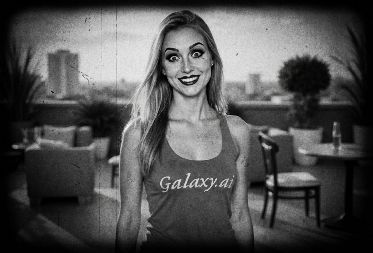 Example created with AI Silent Film Filter