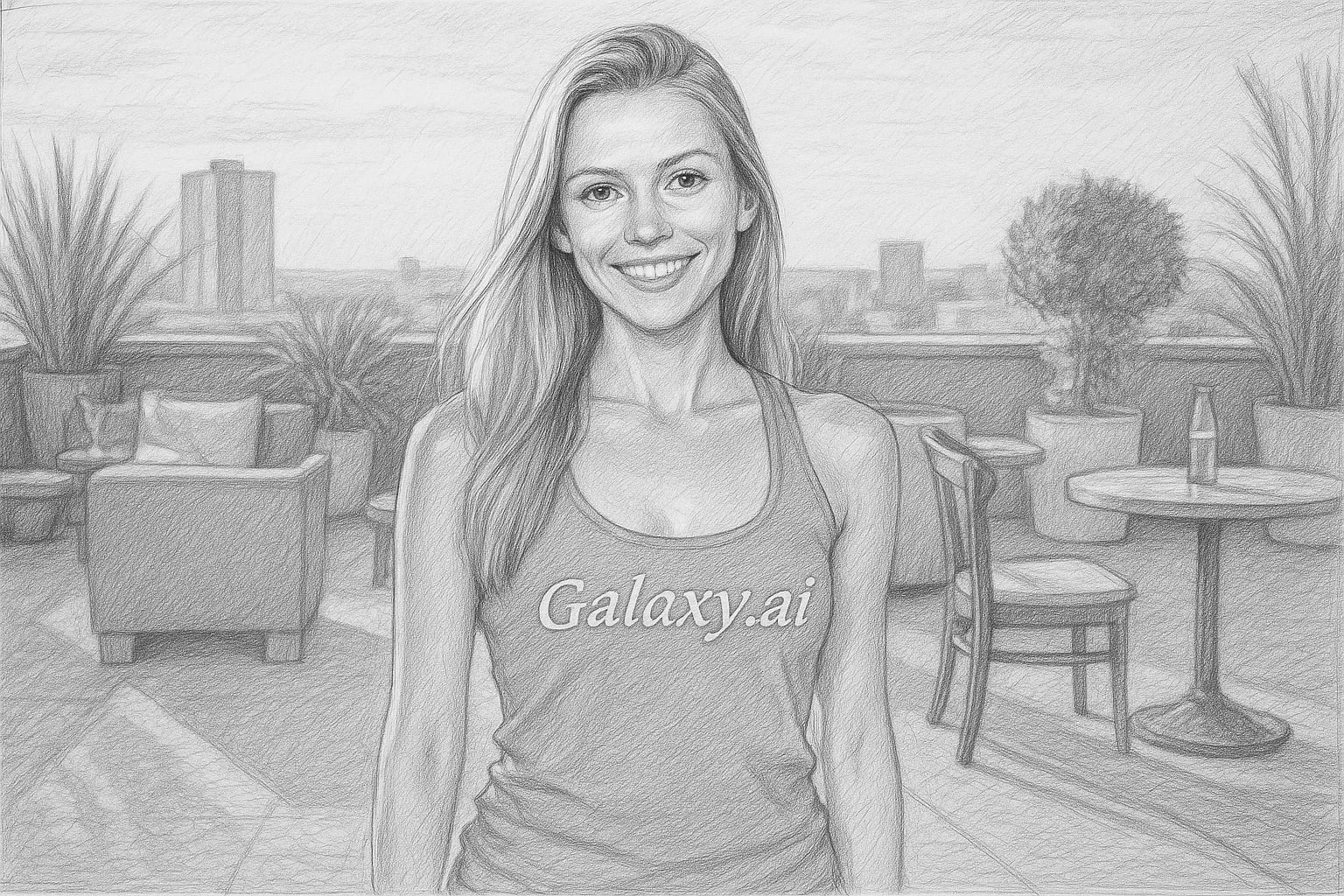 Example created with AI Sketch Filter