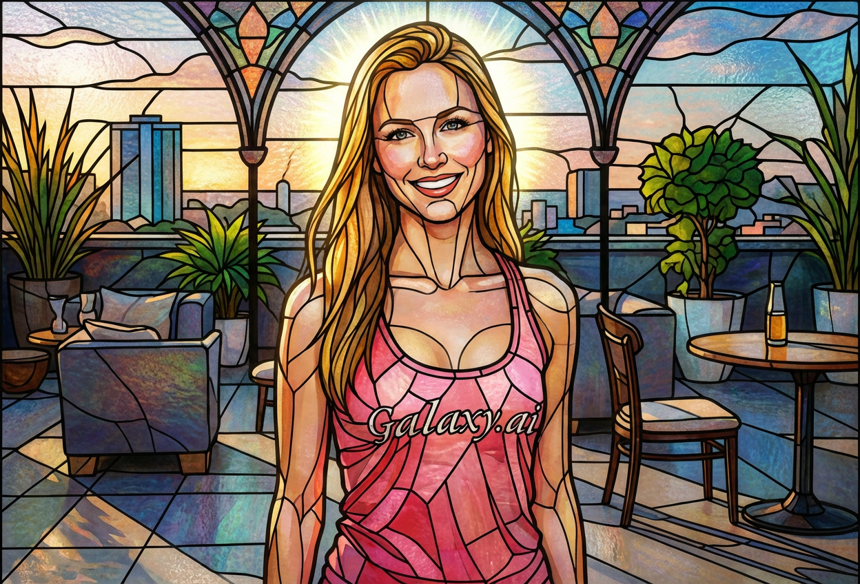 Example created with AI Stained Glass Filter