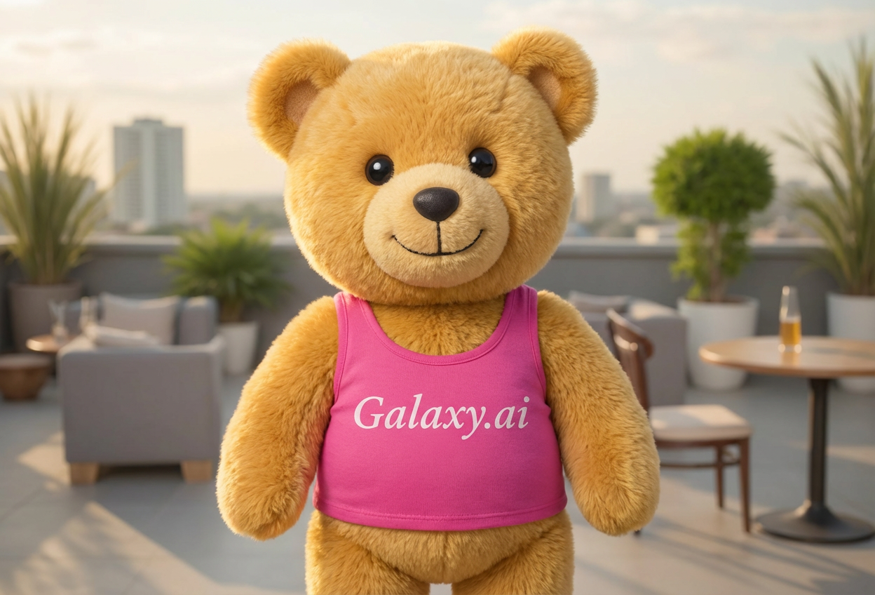 Example created with AI Teddy Bear Filter