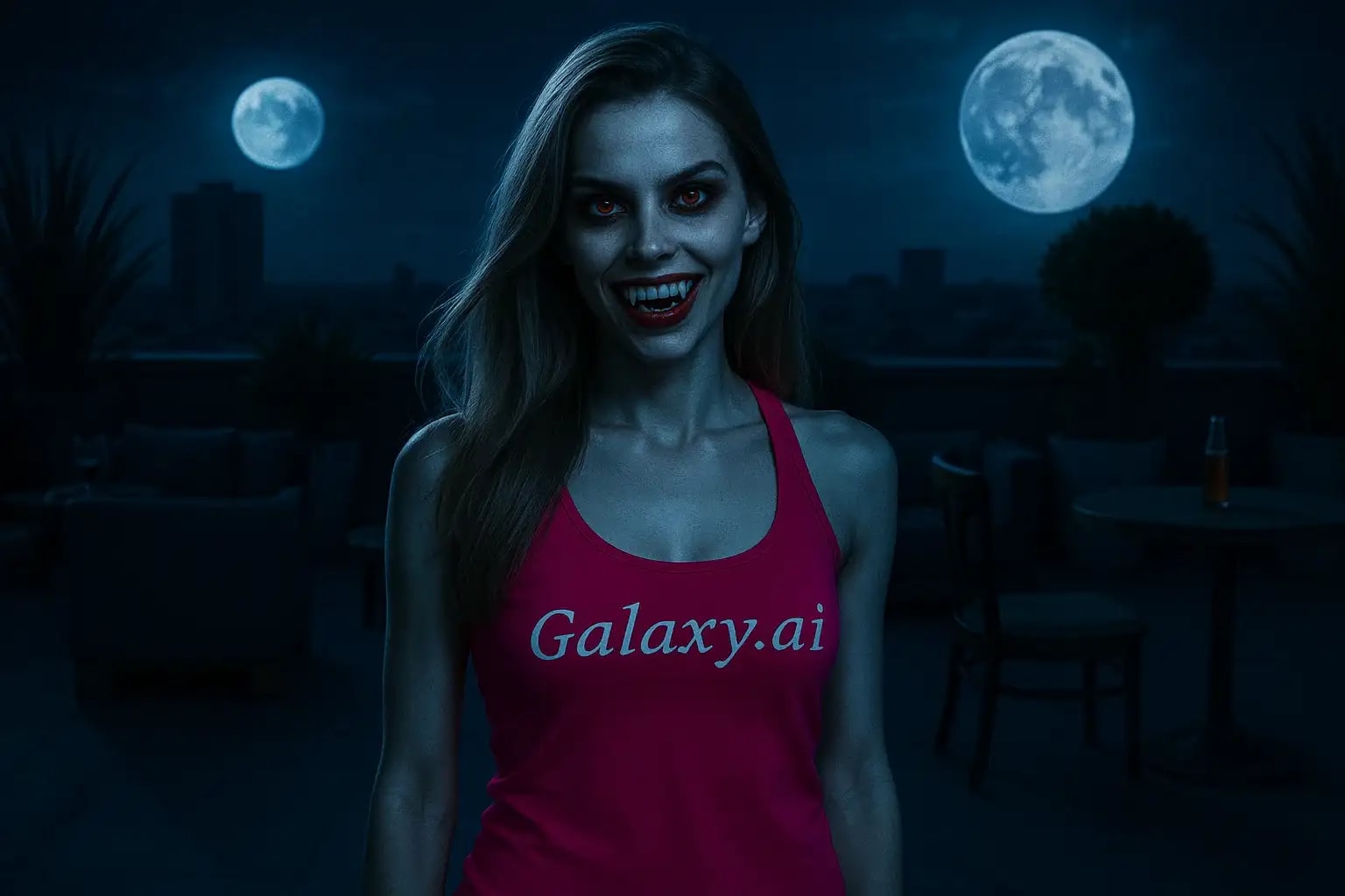 Example created with AI Vampire Filter