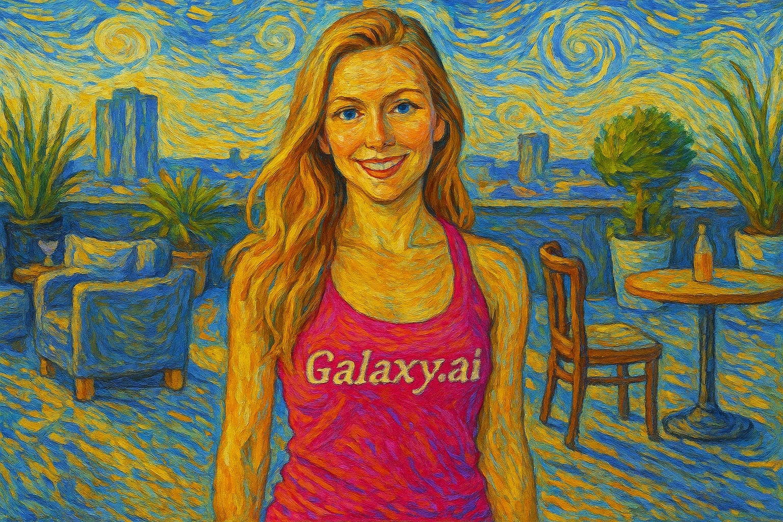 Example created with AI Van Gogh Filter