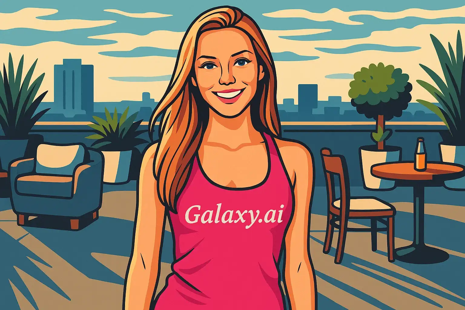 Example created with AI Vector Art Filter