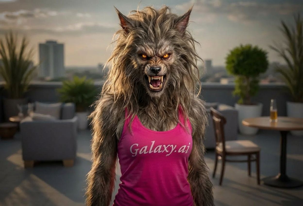 Example created with AI Werewolf Filter
